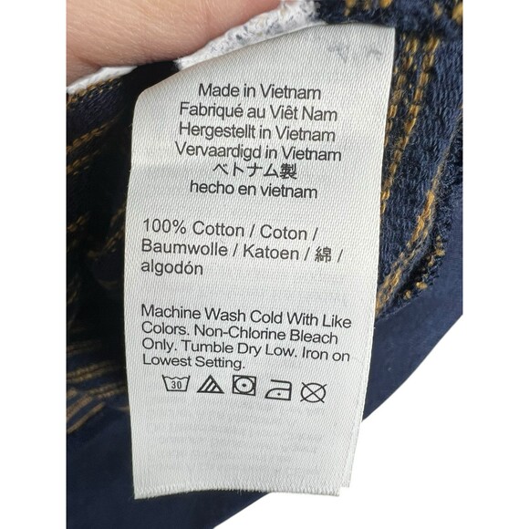 J.Crew Long-Sleeve Textured Sweater-Tee in Navy Gold Stripe US Men's‎ Medium M - Picture 6 of 12